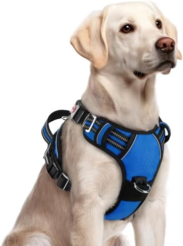 rabbitgoo Dog Harness for Large, No Pull 3 Buckles Easy On & Off by rabbitgoo