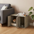 Furinno Peli Cat Litter Box Enclosure, 24 Inch Hidden Litter Box Furniture by Furinno-FitsYourSpaceFitsYourBudget