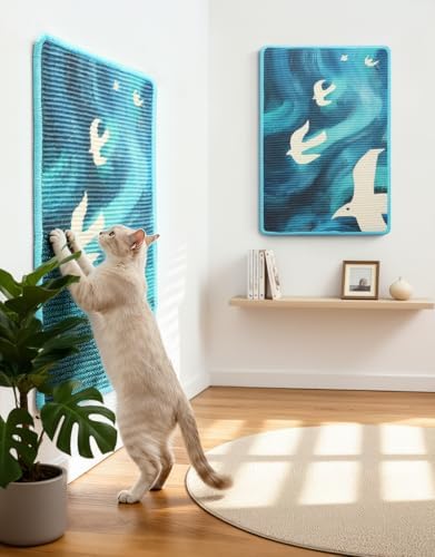 Sisal Cat Scratcher Mat Floor & Wall Cat Scratching Pad - Image 2