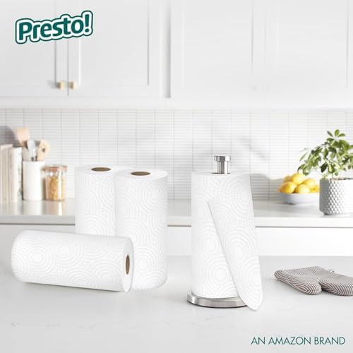 Amazon Brand - Presto! Ultra-Strong Premium Paper Towels, 158 Sheet Huge roll - - Image 5