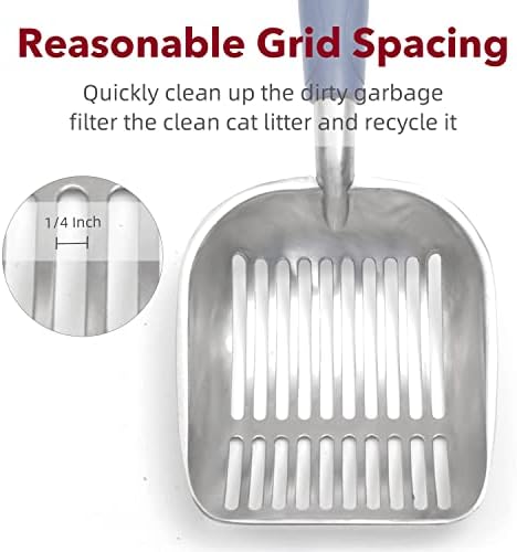 Cat Litter Scoop, Kitty Metal Scooper, Aluminum Alloy Sifter, Kitten Pooper - Image 4