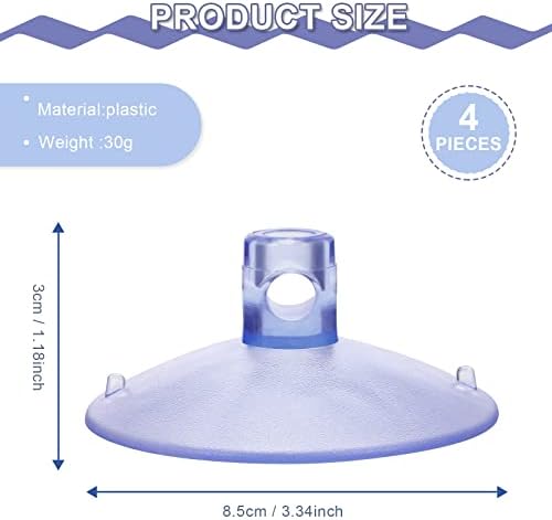 4 Pcs Suction Cup Cat Window Perch Replacement - Image 2