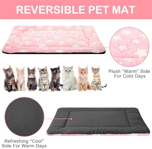VitalCozy 4 Pcs Dog Crate Pads Soft Warm - Image 3