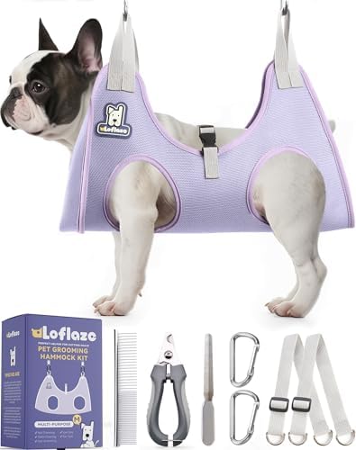 Loflaze Dog Grooming Hammock Harness by Loflaze