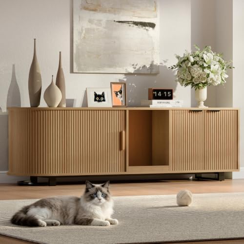 62'' Cat Litter Box Enclosure by Gyfimoie