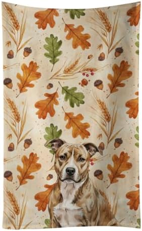 Caroline's Treasures American Staffordshire Terrier Dogs Kitchen Towel by CarolinesTreasures