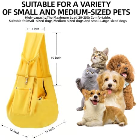 ARZQUT Dog and Cats Carrier Sling, Small Pet Carrier - Image 5