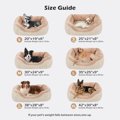 INVENHO Dog Bed Medium Size, Orthopedic Warming Soft Calming Sleeping Durable - Image 5