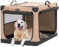 PETSFIT 40" Soft Portable Dog Crate – Patented Spiral Sturdy Frame, Collapsible by Petsfit