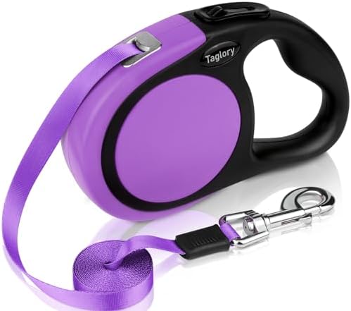 Taglory Retractable Dog Leash, One-Handed Brake by Taglory