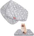 Waterproof Dog Bed Covers Replacement Lovely Grey Star Print, 16x25 Inches by Moonsea
