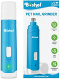 BOSHEL Dog Nail Grinder with 2-Speed Motor, Low Quiet Noise Electric Pet Trimmer by BOSHEL%C2%AE