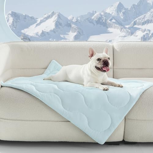 MIXJOY Cooling Blanket for Medium Dogs Breathable, Dual-Sided by MIXJOY