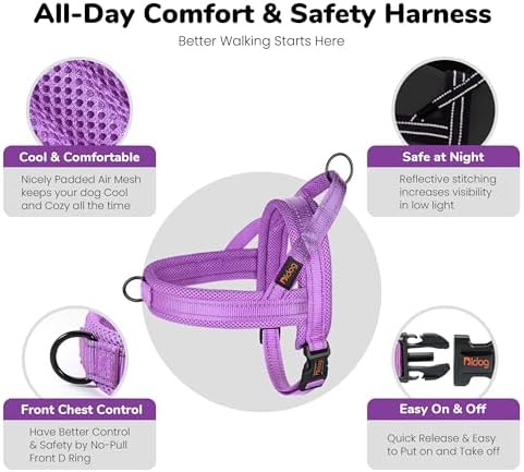 Didog No Pull Dog Harness for Small Dogs, Breathable Mesh Padded - Image 6