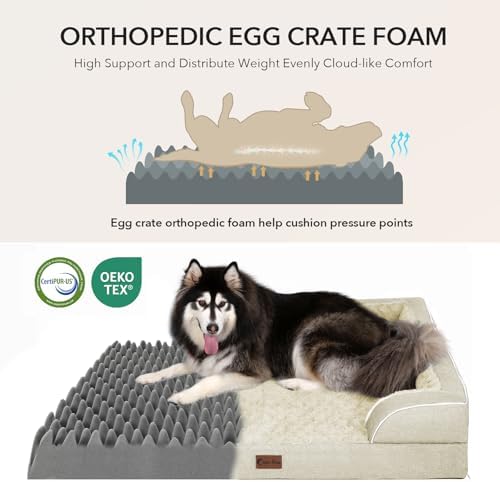 Orthopedic Washable Dog Bed for Extra Large Dogs - Image 2