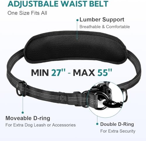 Hands Free Dog Leash for Two Dogs Walking - Image 3