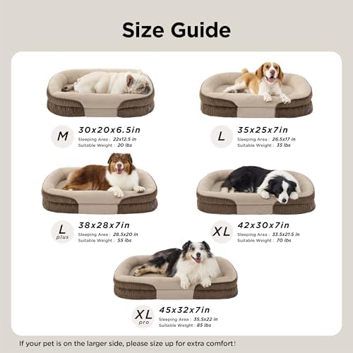 Bedsure XLPro 360°Oval Bolster Orthopedic Dog Beds Large Sized Dog - Image 6