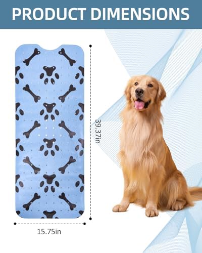 Dog Bath Mat for Tub Non-Slip Pet Bathtub Mat Fast Dry Dog Shower Attachment - Image 5