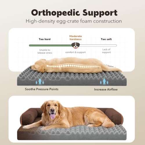 MEKIY Orthopedic Washable Dog Bed - Image 3