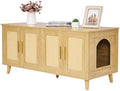 Homhedy Boho Cat Litter Box Enclosure by Homhedy