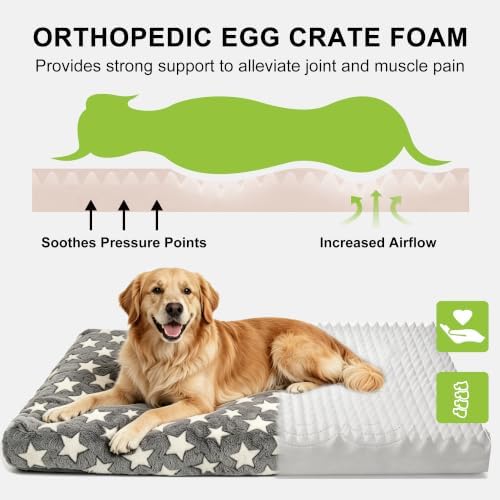 Orthopedic Dog Bed for Large Dogs, Washable Dog Mat - Image 3