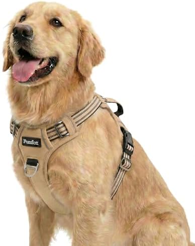 Funfox Dog Harness No Pull, Adjustable Pet Vest Harness, Super Soft Material by MyFUNFOX