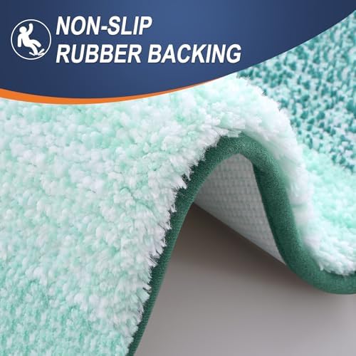 OLANLY Bathroom Runner Rug 59x20, Extra Soft Absorbent Microfiber Bath Rugs - Image 4