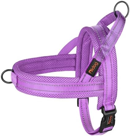 Didog No Pull Dog Harness for Medium Dogs, Breathable Mesh Padded by Didog