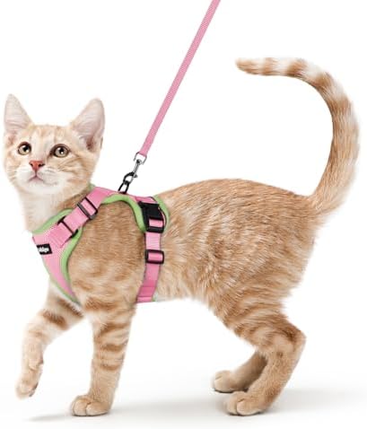 rabbitgoo Cat Harness and Leash Set, Escape Proof Vest by rabbitgoo