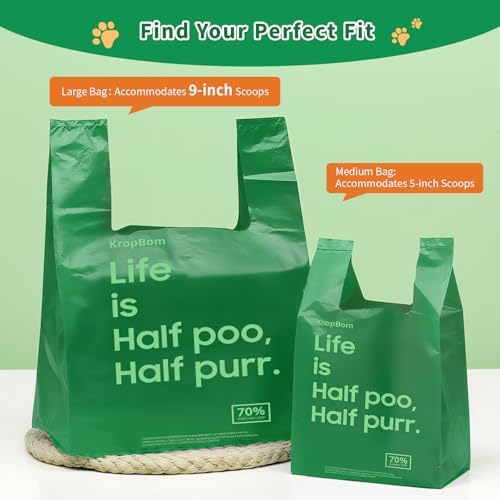60 Count Cat Poop Bags Large Pet Waste Sacks - Image 5