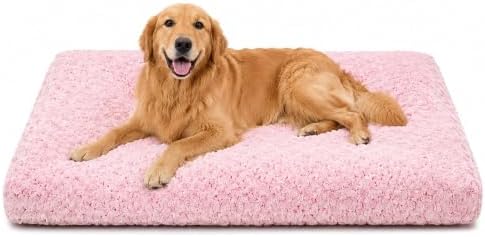 Dog Bed Large Size, Plush Washable Pet Bed Mat, Dog Crate Bed 35"x23" by Unknown
