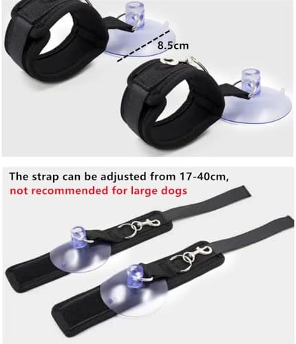 2Pcs Dog Bathing Tether with Suction Cup, Adjustable Collar Pet Bathing Fixture - Image 6