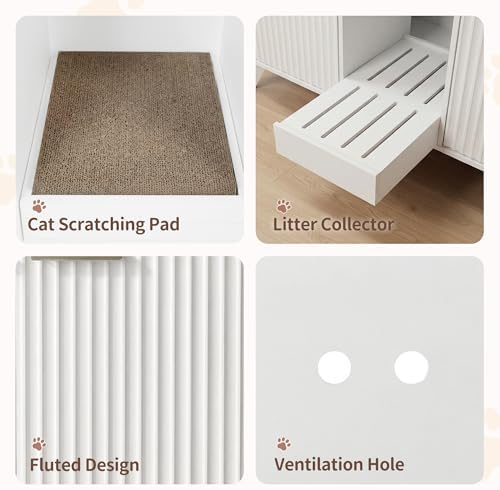 Double Cat Litter Box Enclosure - Image 4