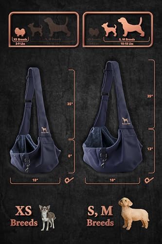 Noah & Paw Dog Sling Carrier for Small Dogs 3-10lb, Dog Sling for Small Dogs - Image 4