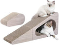 PAWZ Road 28.3" Cardboard Cat Scratcher Triangle 2 in 1 Cat Scratching Ramp by PAWZRoad