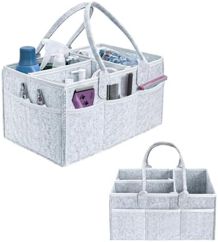 Klawdsky Pet Grooming Tote Bag, Dog Storage Organizer by Klawdsky