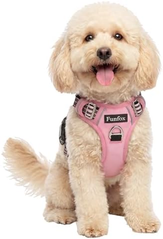 Funfox Dog Harness No Pull, Adjustable Pet Vest Harness, Super Soft Material by MyFUNFOX