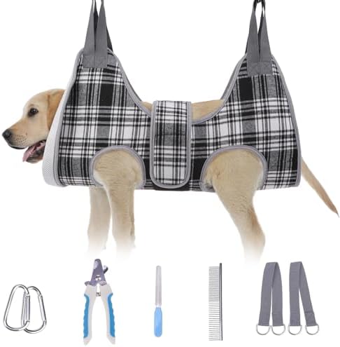 BEAUTYZOO Large Dog Grooming Hammock Harness, Nail Trim Restraint Sling by BEAUTYZOO