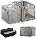 Pidipiti 20x14x14 Expandable car cat Carrier, by pidipiti