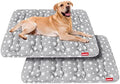 Dog Crate Mat 2 Pack, Soft Dog Bed Pad Mat by Moonsea