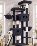 Globlazer Tall Cat Tower Extra Large Cat Tree House, Dark Grey by Globlazer