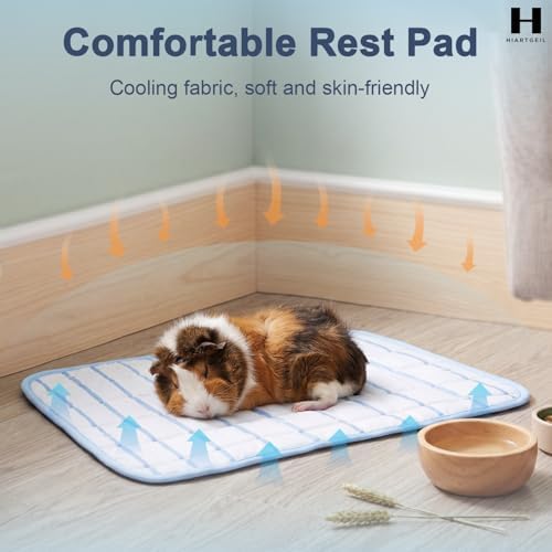 8 Pack Small Animal Cooling Mats, 17 x 11.6 Inch Washable Rabbit & Guinea Pig - Image 5