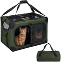 Extra Large 2-Cat Foldable Pet Travel Carrier by FuzzyNest