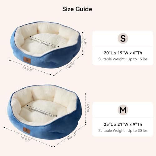 Asvin Medium Dog Bed for Medium Dogs, Cat Beds for Indoor Cats, Pet Bed for - Image 6