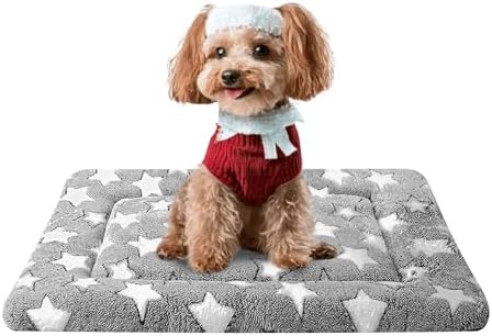 Dog Bed Mat, Reversible Crate Pad, Machine Washable by FogkissComfyPawsHome