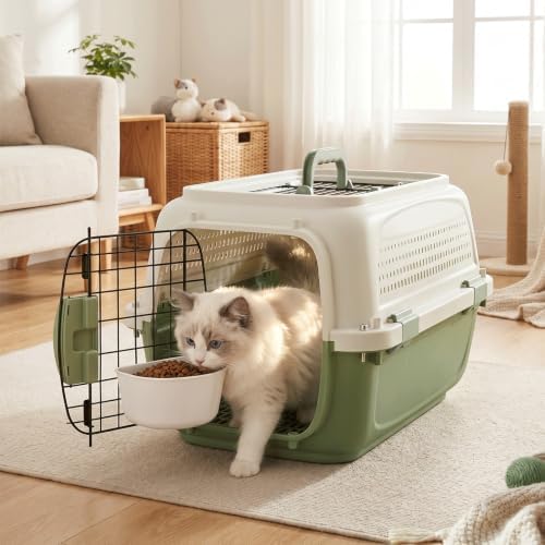 22.5" Hard Shell Cat Carrier, Pet Carrier - Image 4