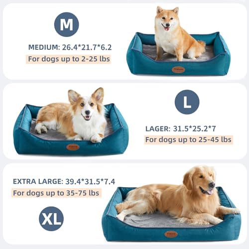 Tidore Orthopedic Dog Beds for Medium Dogs, Durable Egg Crate Foam Sofa Dog Bed - Image 3