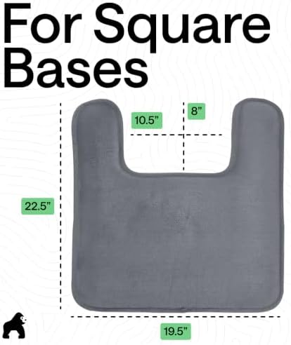 GORILLA GRIP® Memory Foam Toilet Rug - Image 2