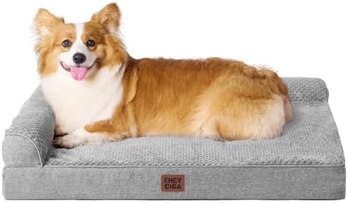 EHEYCIGA Orthopedic Dog Bed, Medium Memory Foam Dog Bed by EHEYCIGA