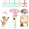 Cat Toy Disc Launcher, Rechargeable Interactive Cat Fetch Toy by Unknown